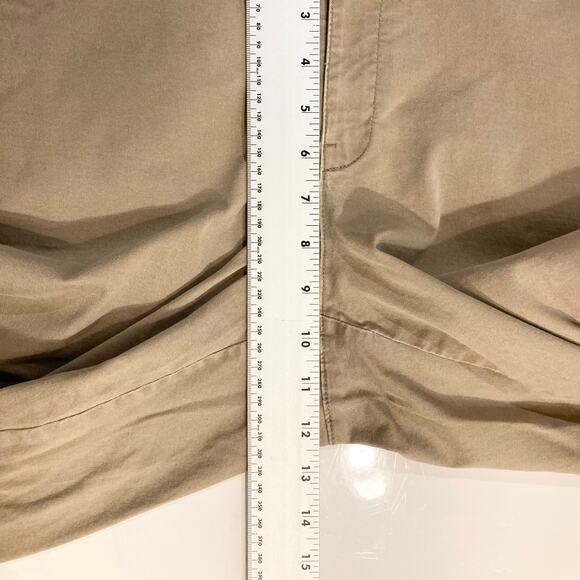 GAP Pants Women 16 Khakis Skinny-Mini Stretchy-Cotton Tan-Beige-Brown Pocket Zip - Picture 13 of 13
